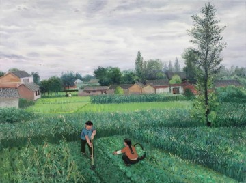 中国から来た夏の庭園 Oil Paintings